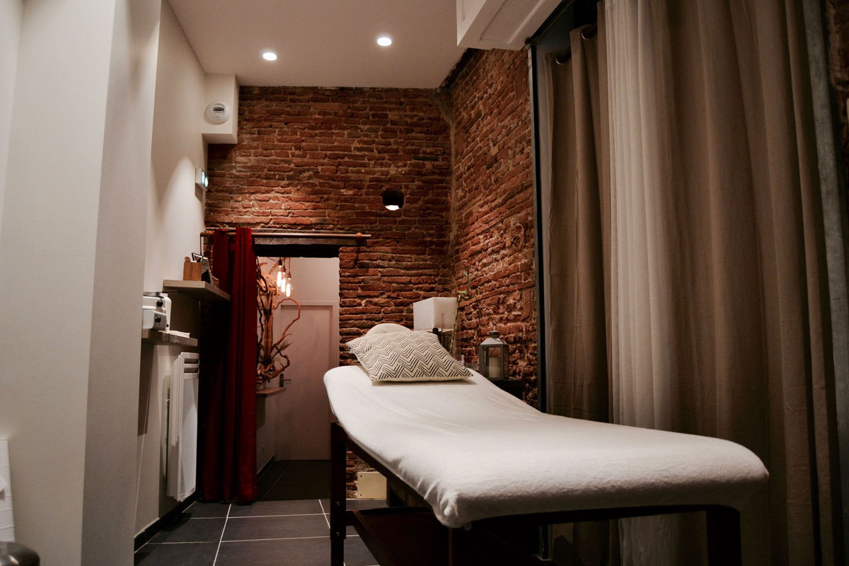 Espace massage de l’Institut Carcy
